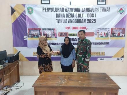 PENYALURAN BLT-DD BULAN OKTOBER TAHUN 2025